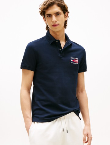 Hilfiger 旗幟 Polo 衫