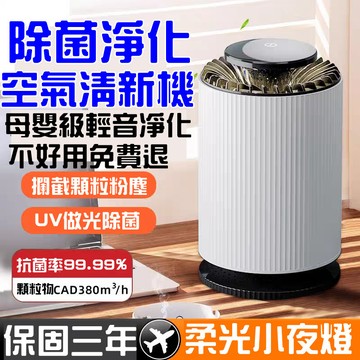 🔥隔日到貨🔥空氣清淨機 小夜燈功能 奈米空氣清淨機 空氣凈化器 負離子殺菌 除煙味 除甲醛淨化器 負離子空氣清淨機