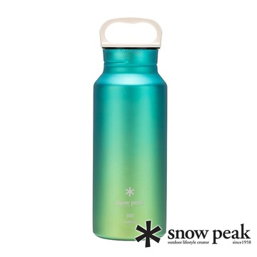 出清特價【日本 snow peak】 鈦金屬瓶  『極光藍』TW-800RE-OC 戶外.露營.登山.保溫瓶.杯子