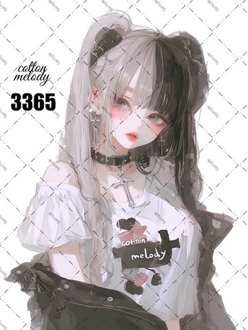 original sticker no.3365 人物貼紙 原創貼紙 原創人物貼紙 裝飾貼紙 cotton melody