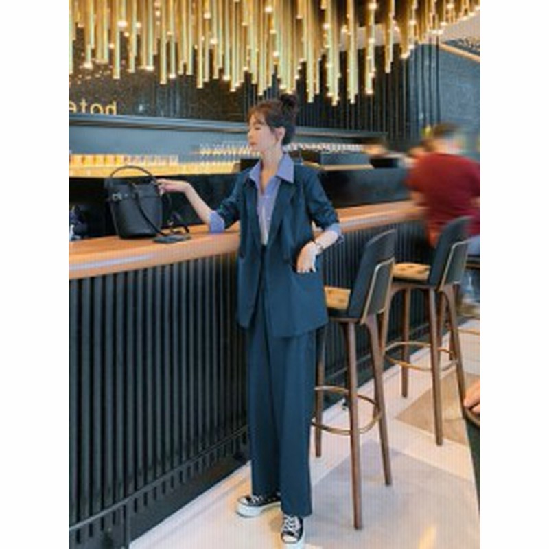 パンツスーツ レディース フォーマル セットアップ レディース スーツ ジャケットスーツ レディース 大人かわいい ゆったり ボーイフレン 通販 Lineポイント最大1 0 Get Lineショッピング