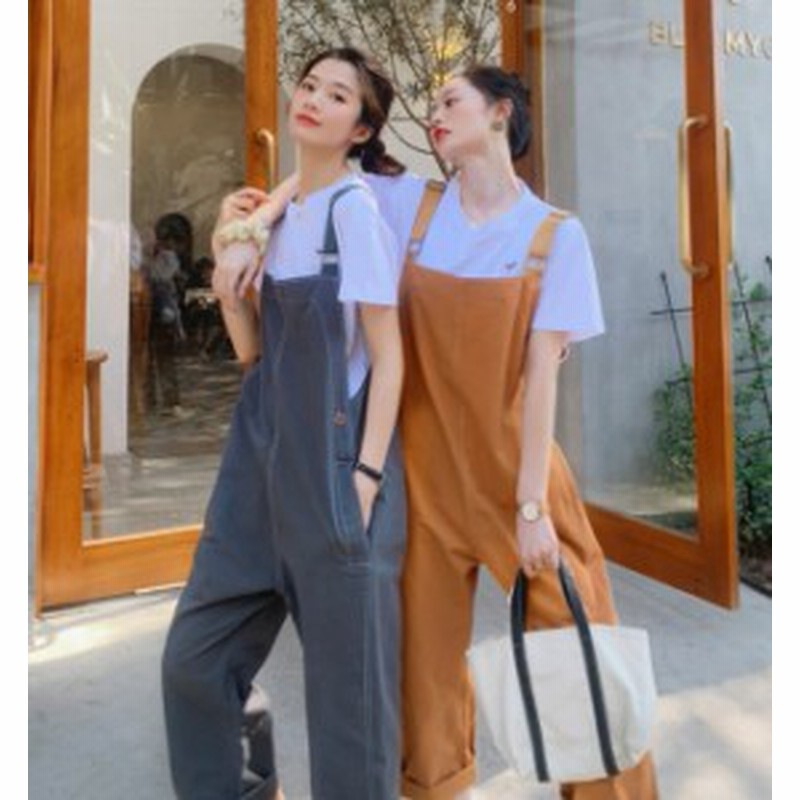 サロペット レディース 40代 30代 代 オールインワン コーデ ラフ 動きやすい カジュアル パンツ ボトムス 春 夏 綿 コットン 重ね着 通販 Lineポイント最大1 0 Get Lineショッピング