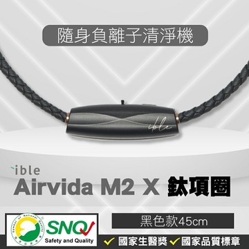 Airvida M2 鈦項圈負離子清淨機 (45cm 太空黑) 專品藥局 【2030257】