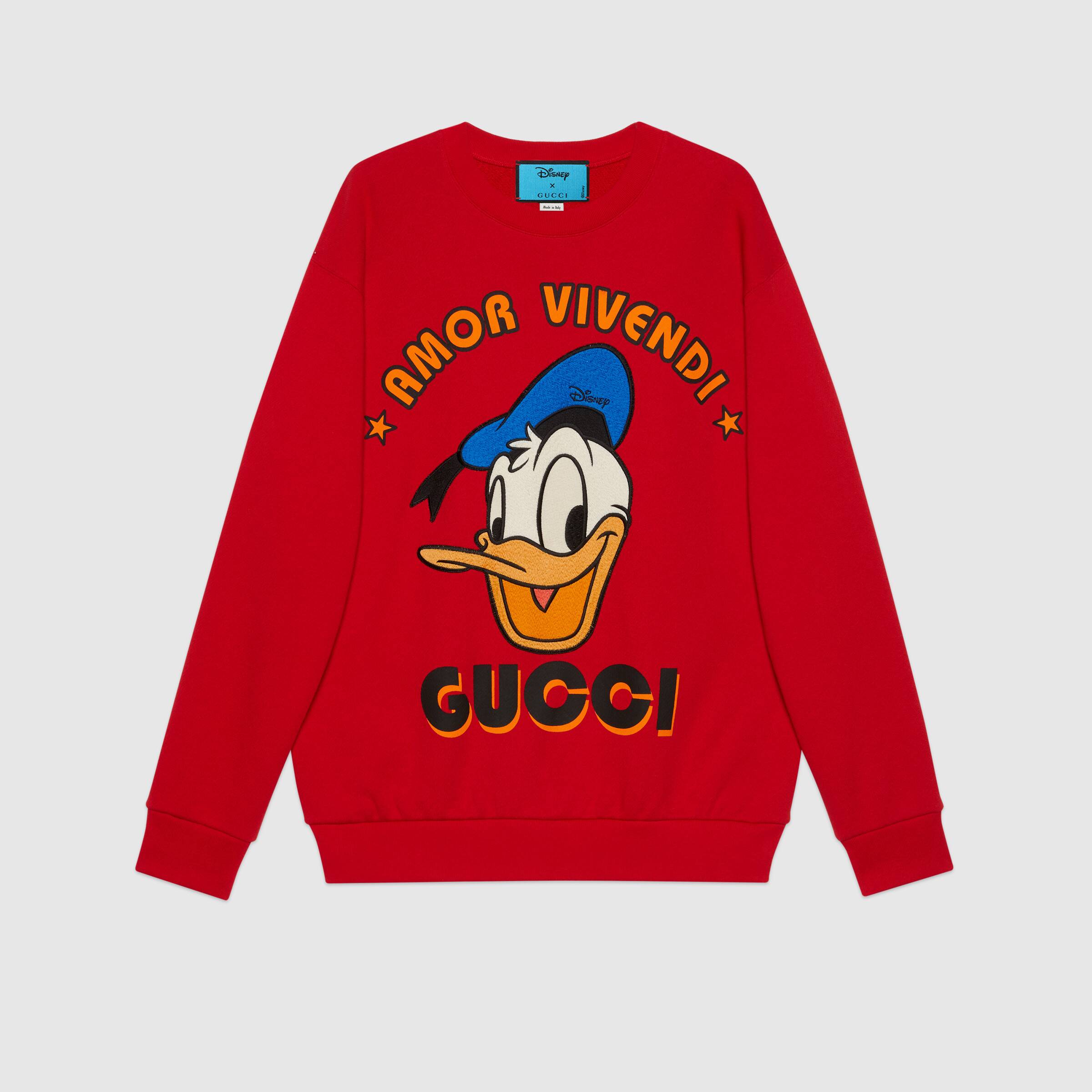 上質で快適 グッチ Gucci X Disney ドナルドダック スウェットシャツ プライスダウン30 Off Desarrollotunet Com