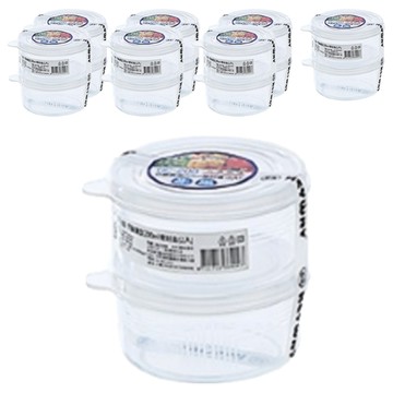 KEYWAY 聯府 巧麗圓型密封盒  4組  200ml