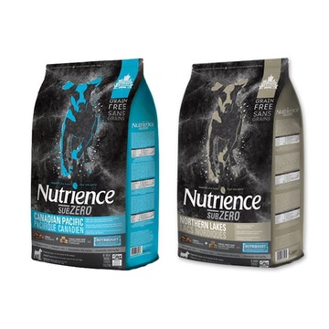Nutrience紐崔斯 SUBZERO黑鑽頂極無穀犬糧+營養凍乾成犬 多種魚犬1.8KG
