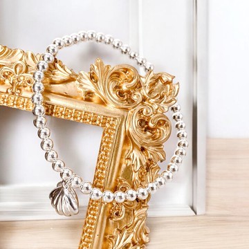 純銀 貝殼 925 防敏感 手鍊