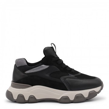Hogan - Black Leather Sneakers 36½