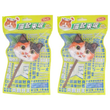 Eat's 易特廚 喵起來吸貓草木天蓼棒 花貓  2支