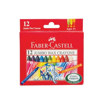 德國輝柏無毒文具--大象粗芯蠟筆12色