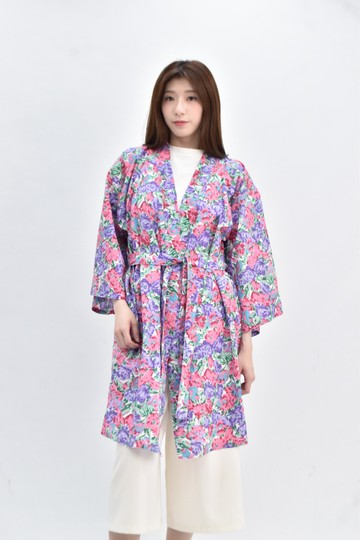 (XL) 【簡立喆私服】舞蝶papillon.com.tw長袖紫色罩衫