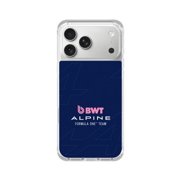 iPhone 17 Pro Max ClearX (MagSafe 兼容) 晶透白 - Alpine - 2025 BWT Alpine Formula One Team Logo