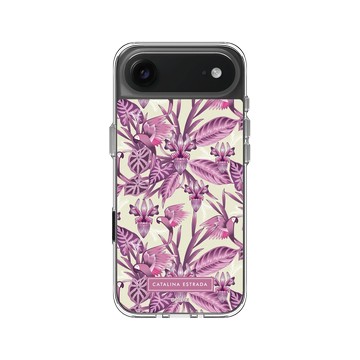 iPhone Air Clear Case（相機按鈕） 透明 - Catalina Estrada - Guacamaya and Pink Parrot