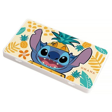 【Disney迪士尼】口罩隨身收納盒-鳳梨史迪奇 （18.4x10.4x1.5cm） _廠商直送