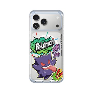 iPhone 17 Pro Max ClearX (MagSafe 兼容) 冰透藍 - 寶可夢 Pokemon - 戰鬥吧！耿鬼