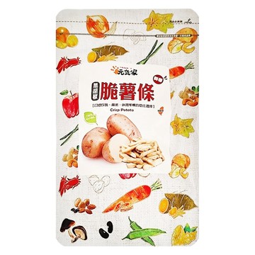 元氣家 黑胡椒脆薯  100g  1包