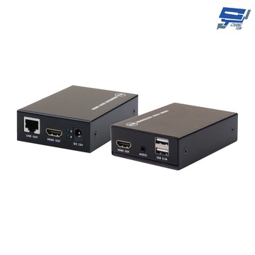 昌運監視器 hanwell slk120k-plus  hdmi k.v.m訊號延長器