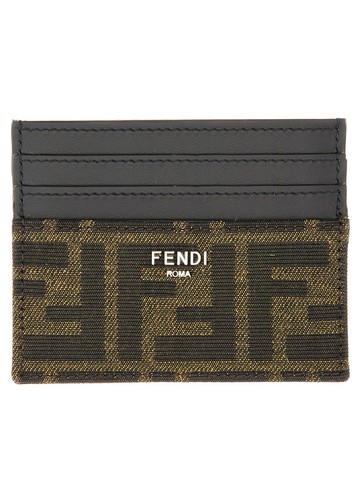 fendi leather card holder