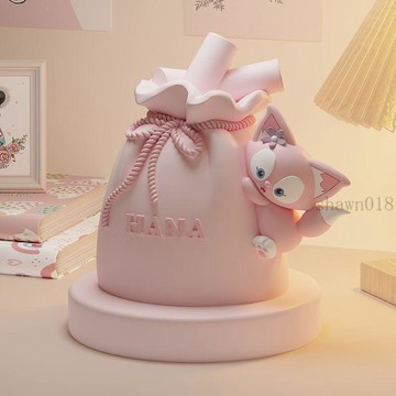 🌟臺灣出貨🌟存錢罐ins高顏值2026新款女孩子家居禮物擺件兒童玲娜貝兒存錢罐 存錢筒 質感存錢筒 存錢箱 零錢筒