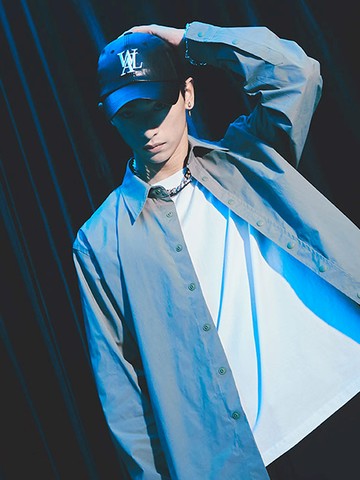 Signature Logo ball cap LEATHER BLACK