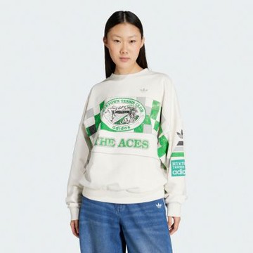 ADIDAS COURT CREW 女 圓領套頭衫 JW0149