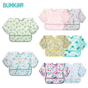 Bumkins 防水長袖圍兜兜(1入)(多款可選)