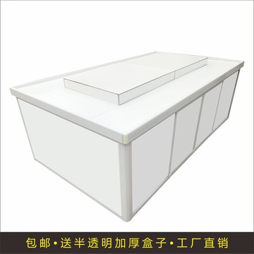 優購生活~超市喜鋪散稱糖果展柜純白色貨柜堆頭貨架喜糖展示架中島陳列柜貨櫃 展示櫃 高低櫃 電視櫃 書櫃 貨架 展架
