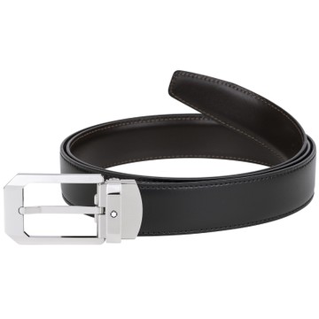 MONTBLANC 萬寶龍矩形雙色皮帶