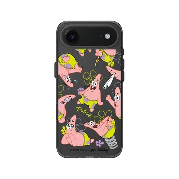 iPhone Air Clear (相機按鈕) 酷墨灰 - 海綿寶寶 SpongeBob - 派大星百變表情