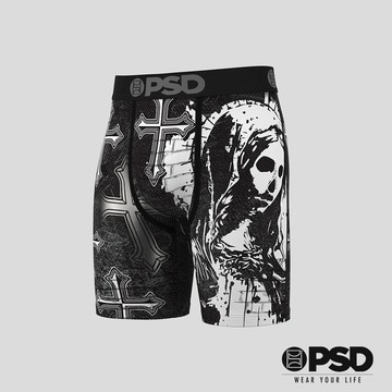 【PSDUnderwear官方旗艦店】GRUNGE- 平口四角褲 -神聖天使-黑色