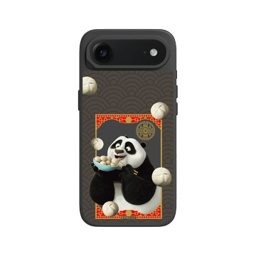 iPhone Air SolidX 黑 - Kung Fu Panda - 阿波吃包子