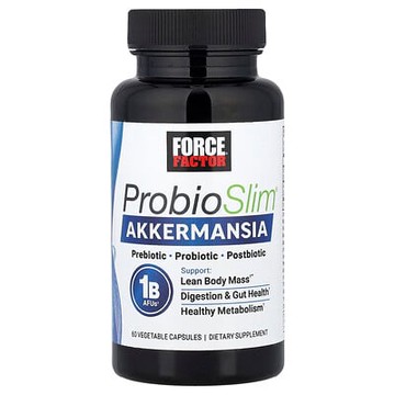 Force Factor, ProbioSlim® 阿克曼菌、60 粒素食膠囊