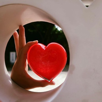 100%玻璃愛心 | 可客製討論 | 玻璃熾造 工坊手作