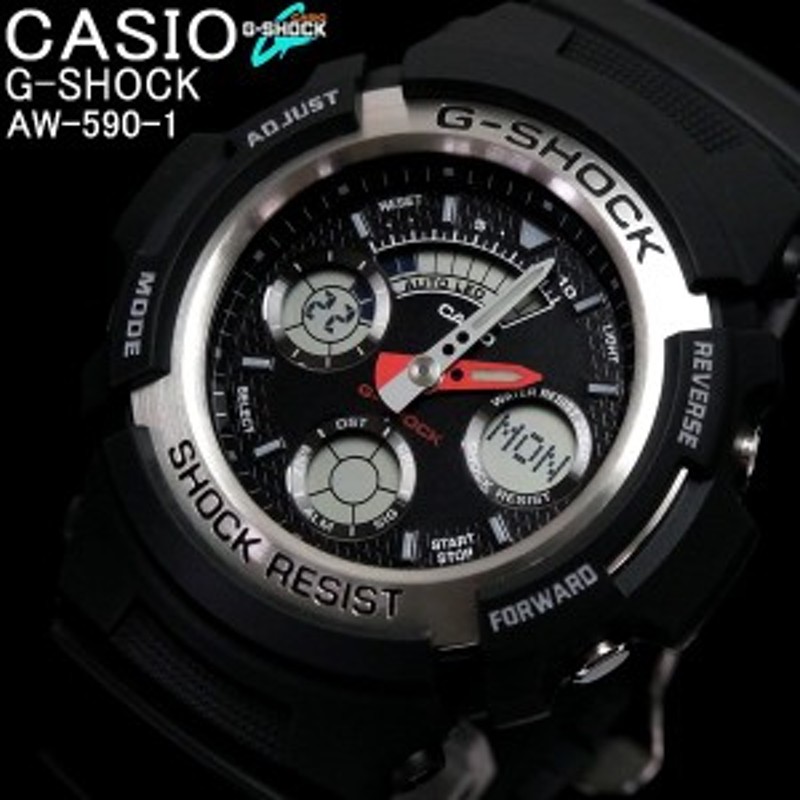 G-SHOCK ジーショック Gショック CASIO カシオ AW-590-1 メンズ 腕時計