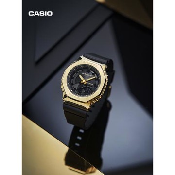 (免運)【圣誕禮物】卡西歐旗艦店GM-2100黃金時代新黑金手表男士G-SHOCK