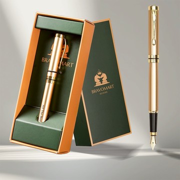 [快速出貨]【BRAVOMART HOME】免費訂製刻字  金屬烤漆客製化刻字鋼筆禮盒 - 完美送禮首選 圓珠筆 客製化刻字 生日禮物 送禮推薦 摩羯座 水瓶座 禮物獨家 新品上市 情人節禮物