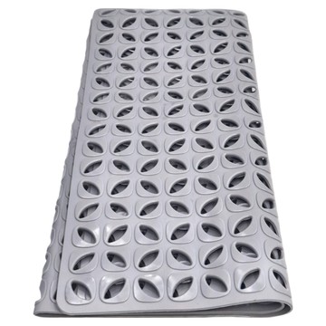 WE CHAMP TPE幸運草衛浴防滑墊  70 x 40cm  皓月灰  1個