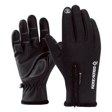 GOLOV.EJOy 可觸控防風保暖手套  XL  黑色
