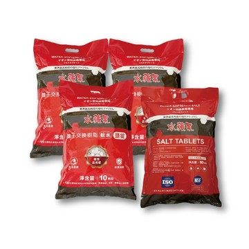 EssenPure 軟水鹽錠/鹽碇-樹脂還原用鹽-10kg/4包入(軟水機鹽錠 鹽碇 )