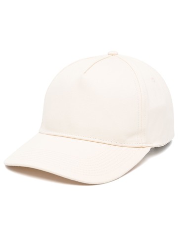 Palm Angels - logo-plaque baseball cap - men - Cotton/Cotton/Polyester/Polyurethane - One Size - Neutrals