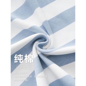 芬騰可安睡衣女夏季純棉薄款短袖短褲帶胸墊夏天休閑家居服兩件套