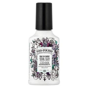 Poo-Pourri, Before-You-Go® 如廁除臭噴霧，薰衣草薄荷香，4 液體盎司（118 毫升）