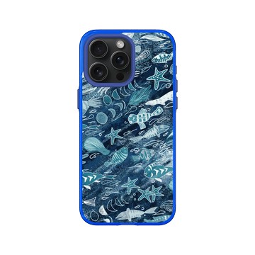 iPhone 15 Pro Max Clear 激光藍 - 花生騷 WasangShow - 浪潮圖騰