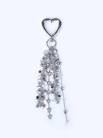 Stars Of Promise Heart Keyring