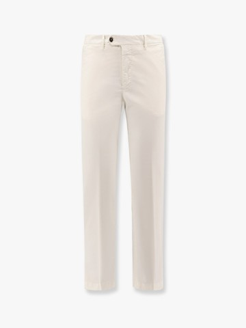 Stretch cotton trouser with logo metal charm - PT TORINO - gender_Man