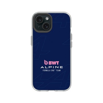 iPhone 15 Clear 透明 - Alpine - 2025 BWT Alpine Formula One Team Logo