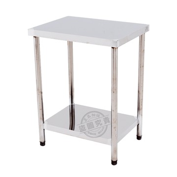 【Abis】豪華升級版二層430不鏽鋼桌/料理桌(45X60CM)-1入