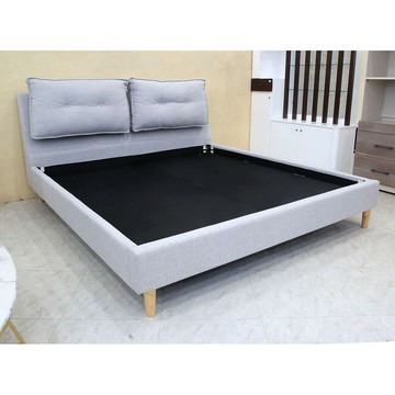 【歐風別館】伊豆五尺雙人亞麻布床架【二】【北歐風~基隆至台中免運費】