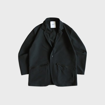 DYCTEAM - RePET Plaid fitted blazer (black)