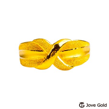 【JoveGold漾金飾】理性與感性黃金男戒指